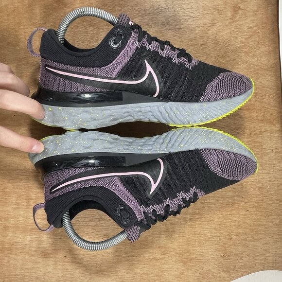 Nike React Infinity Run FK 2 Women Size 9 Purple CT2423-500 Running Gym Shoes - Picture 6 of 9